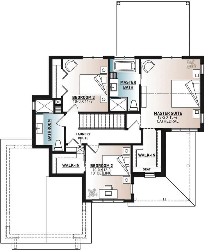Second Level Floor Plan