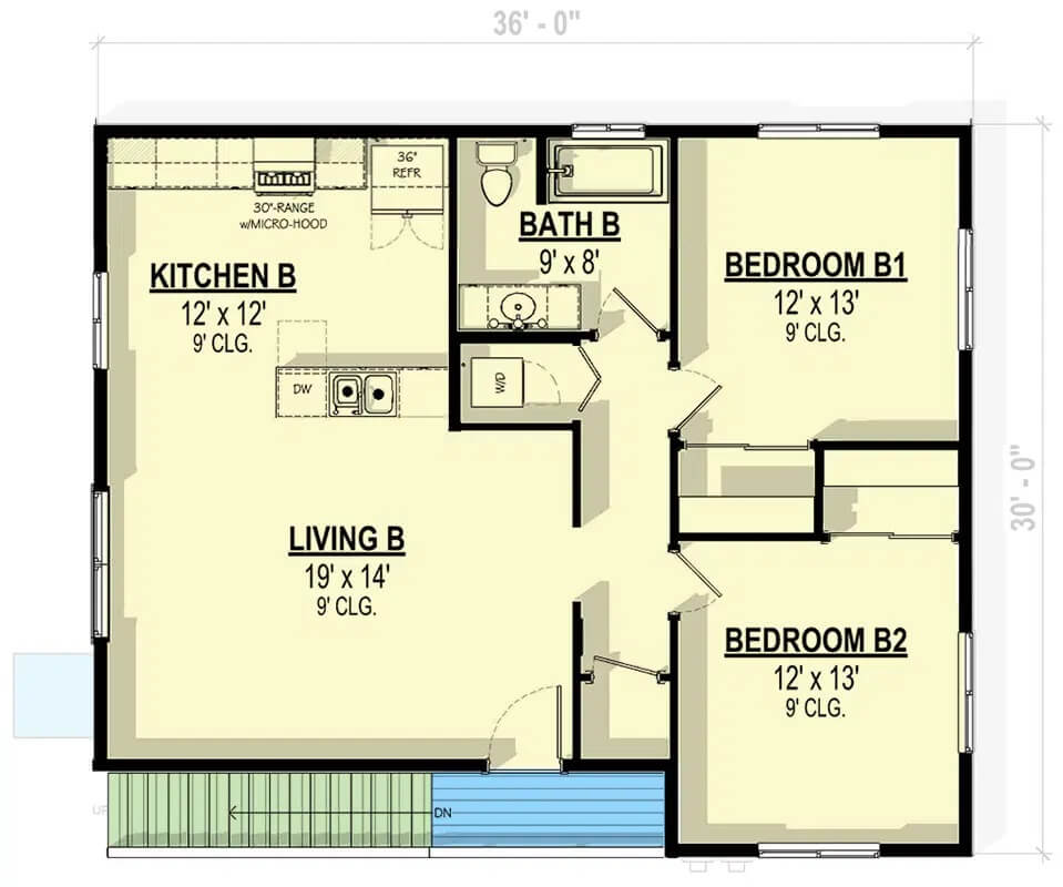 Second Level Floor Plan