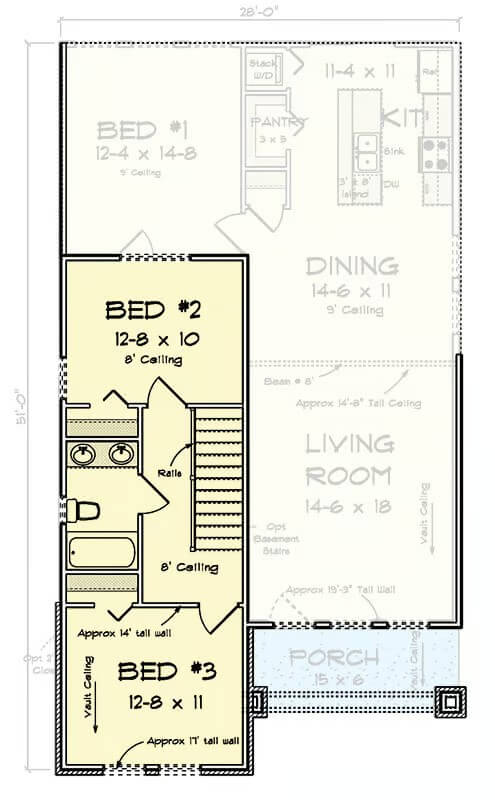 Second Level Floor Plan