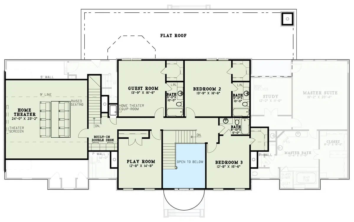 Second Level Floor Plan