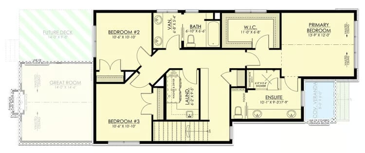 Second Level Floor Plan