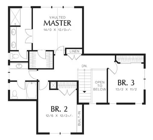 Second Level Floor Plan