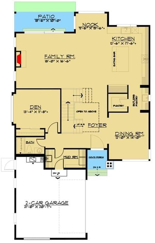 Explore the Open-Concept Family Room and Kitchen Layout