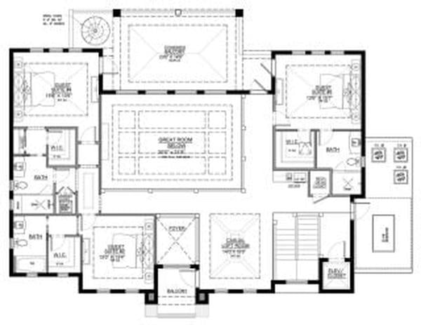Explore This Thoughtfully Designed Floor Plan with a Central Great Room