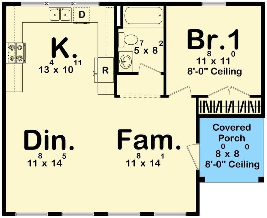 Explore the Efficient Layout of This Compact Home Design