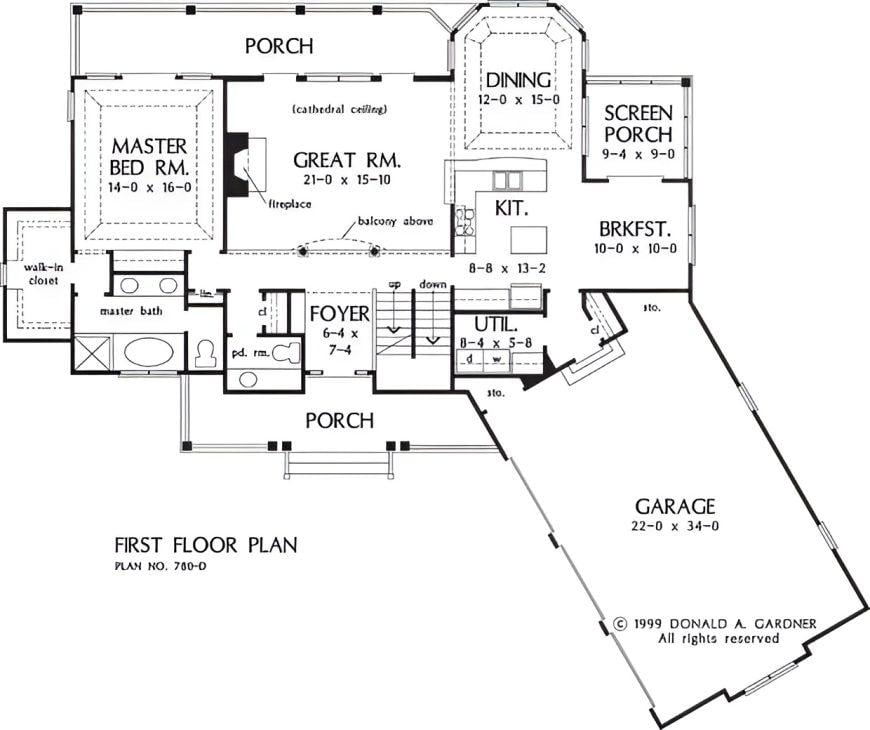 Explore the Spacious Great Room with Cathedral Ceiling