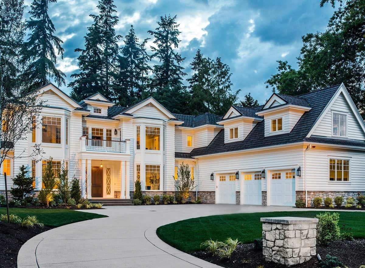 Grand Colonial Revival with Symmetrical Facade and Dormer Windows