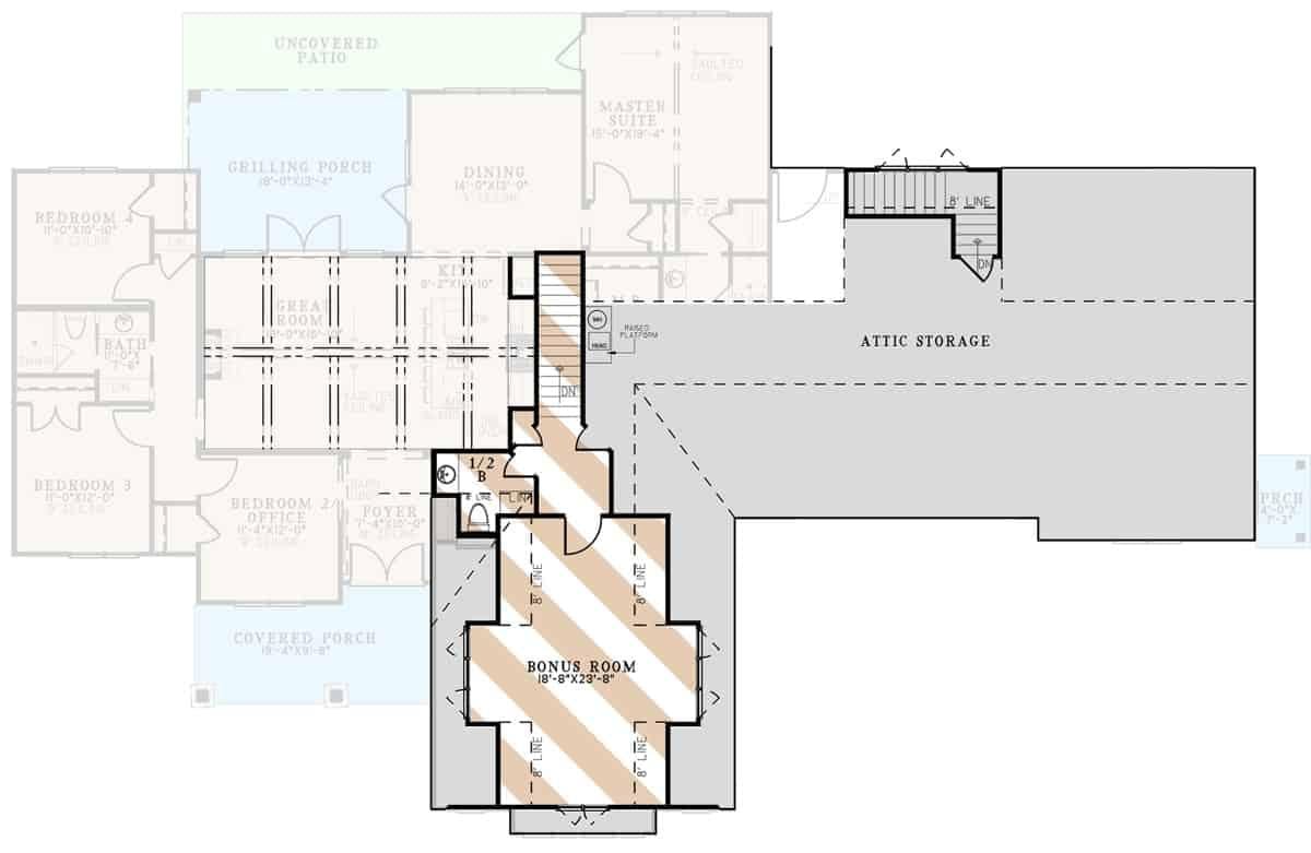 Explore the Versatile Bonus Room and Expansive Attic Storage