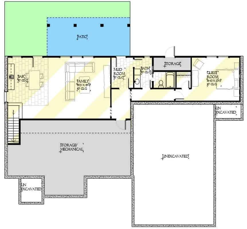 Explore the Spacious Lower Level with a Family Room and Guest Suite