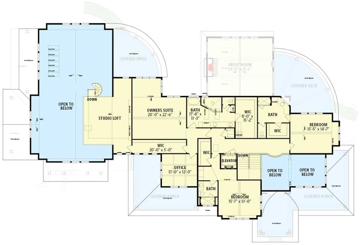Explore the Versatile Layout with a Spacious Studio Loft