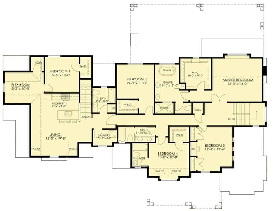 Explore This Spacious Floor Plan with a Flex Room and Kitchenette