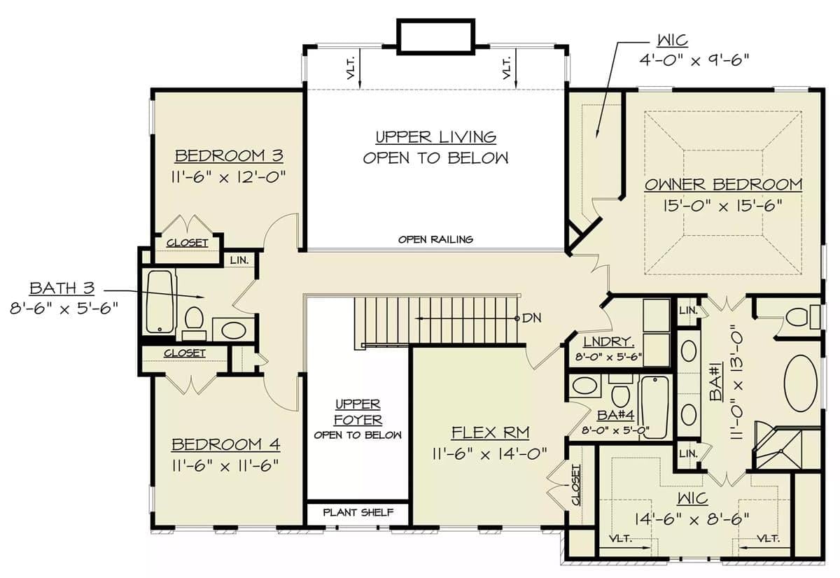 Explore the Versatile Flex Room in This Thoughtfully Designed Floor Plan