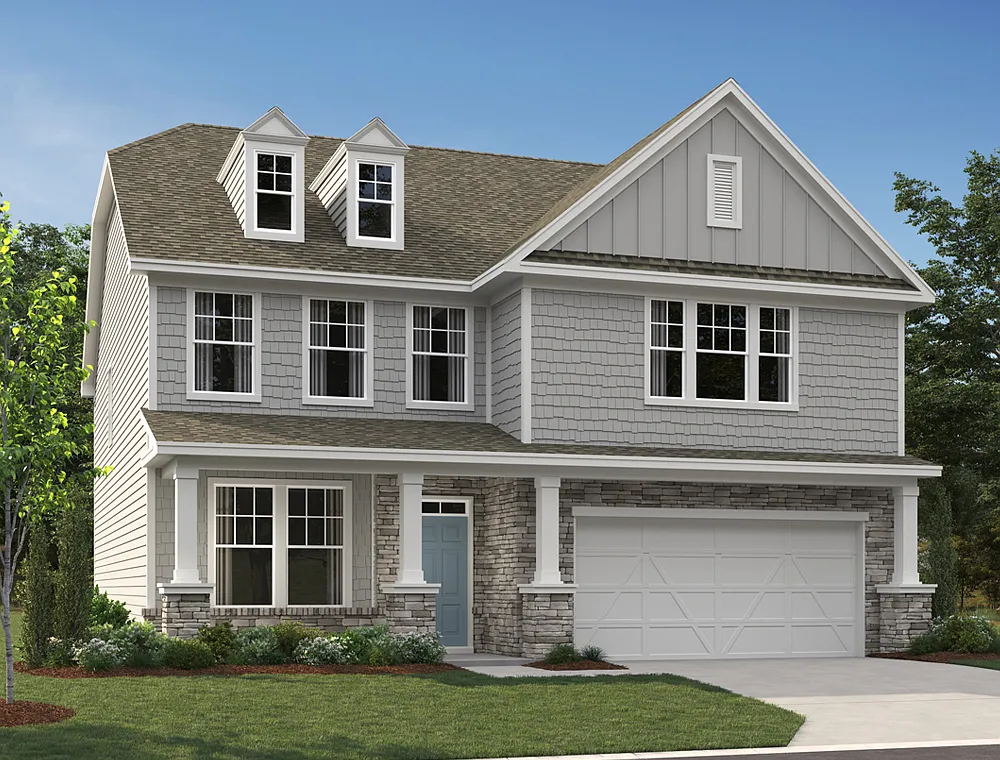 4-Bedroom The Savoy Home with Open-Concept Plan and Covered Front Porch