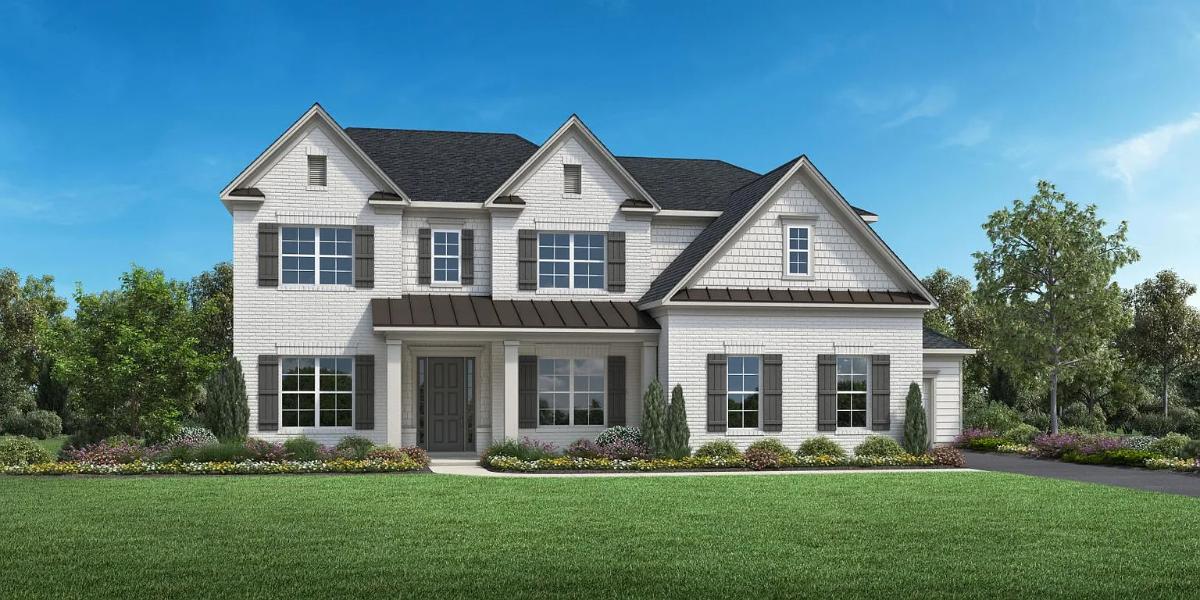 Traditional-Style 5-Bedroom Home with Two-Story Great Room and 3-Car Garage (3,675 Sq. Ft. Floor Plan) 