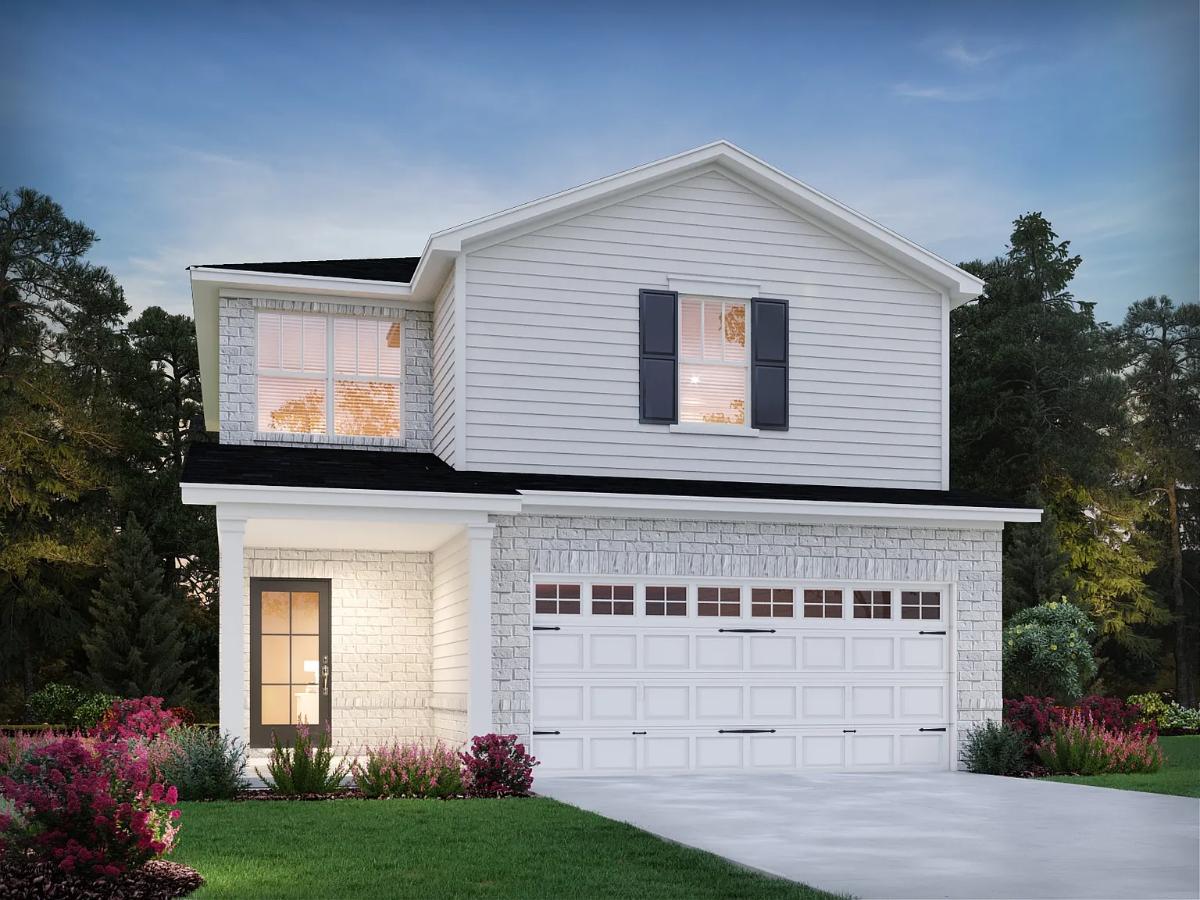 Modern-Farmhouse 3-Bedroom Home with Open Concept Layout and Front Porch (1,528 Sq. Ft. Floor Plan)