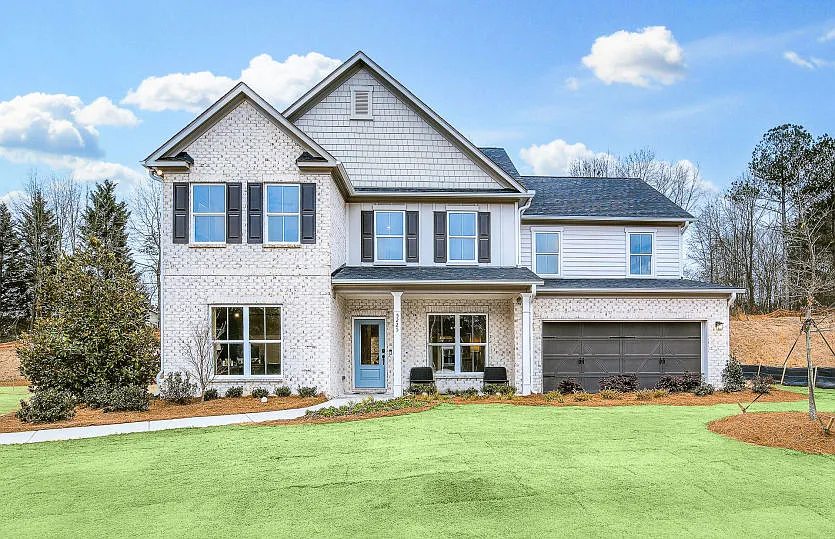 Farmhouse-Style 4-Bedroom Home with Front Porch and Covered Patio (2,960 Sq. Ft. Floor Plan)