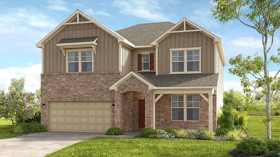 Traditional-Style 5-Bedroom Home with Loft and Front Porch (3,343 Sq. Ft. Floor Plan)