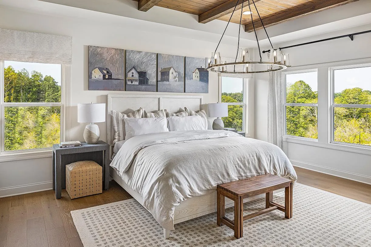 Cottage-Style 5-Bedroom Home with Loft and Covered Front Porch (3,320 Sq. Ft. Floor Plan)