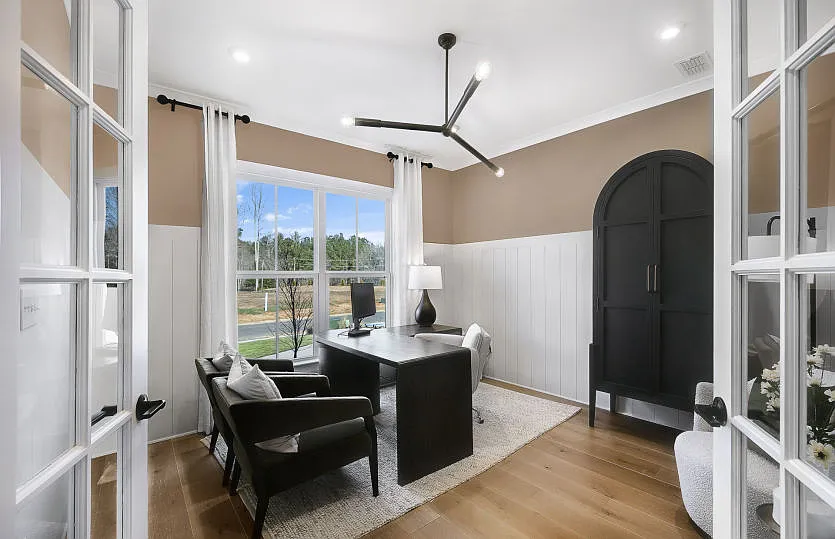 Farmhouse-Style 4-Bedroom Home with Front Porch and Covered Patio (2,960 Sq. Ft. Floor Plan)
