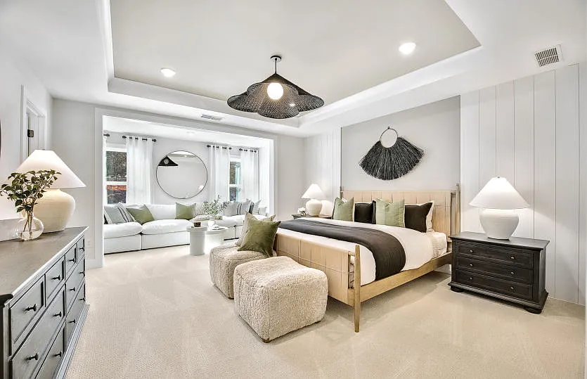 Farmhouse-Style 4-Bedroom Home with Front Porch and Covered Patio (2,960 Sq. Ft. Floor Plan)