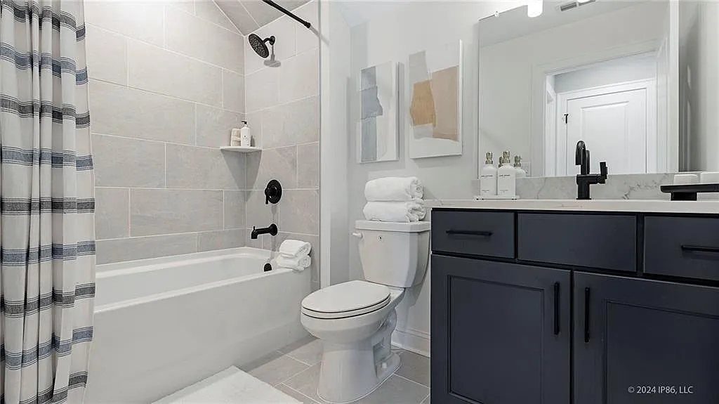 Farmhouse-Style 3-Bedroom Home for a Corner Lot with Front Porch (2,590 Sq. Ft. Floor Plan)