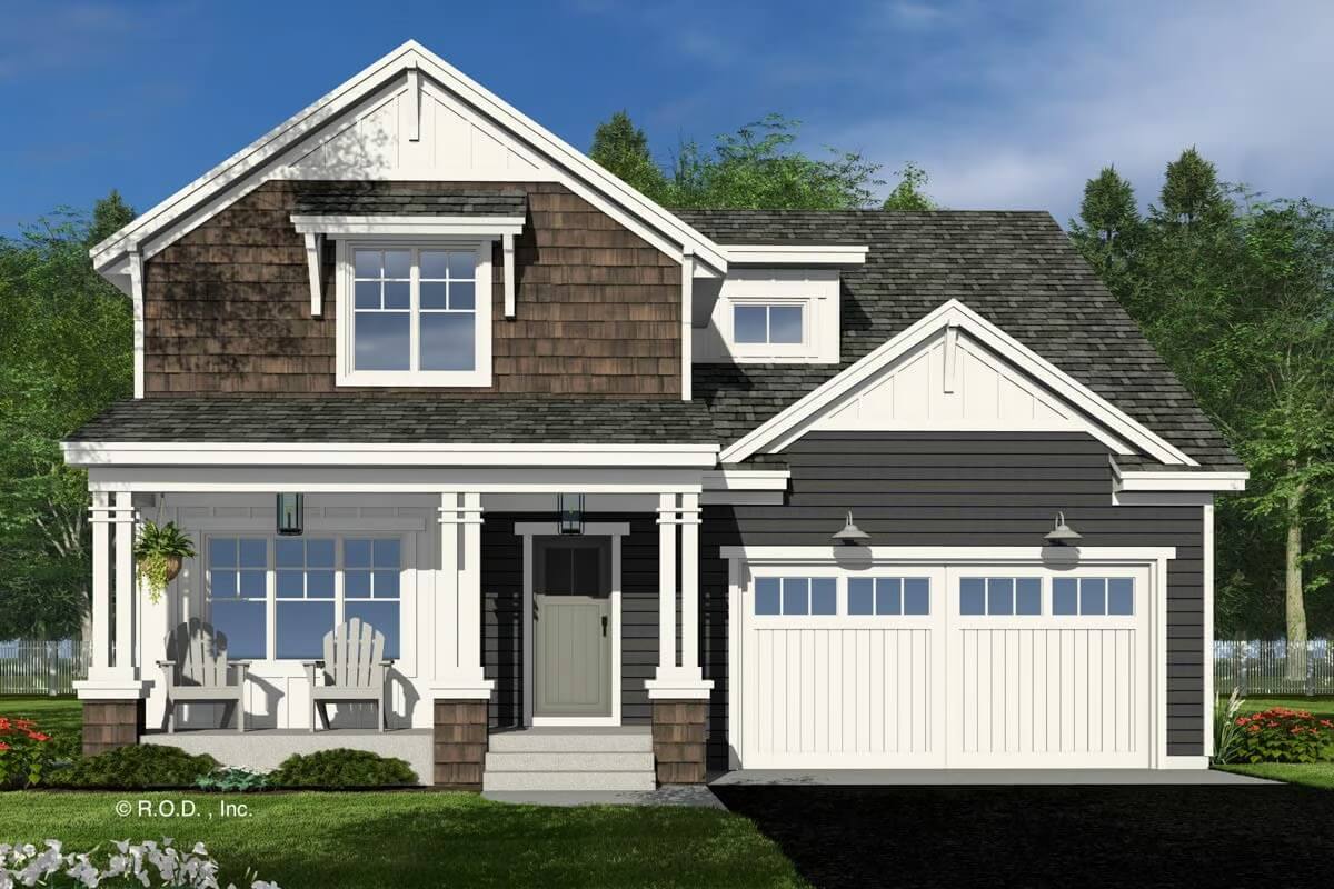 4-Bedroom Traditional Home with Double Garage and Open-Concept Living (Floor Plan)