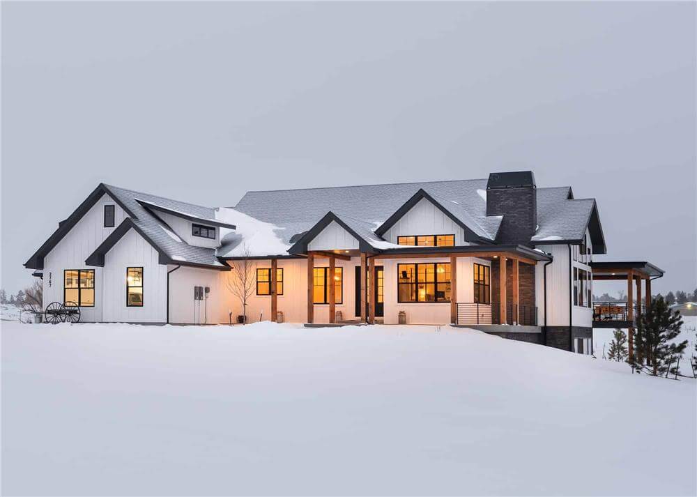 4-Bedroom Craftsman Home with Optional Basement and Wraparound Porch (Floor Plan)