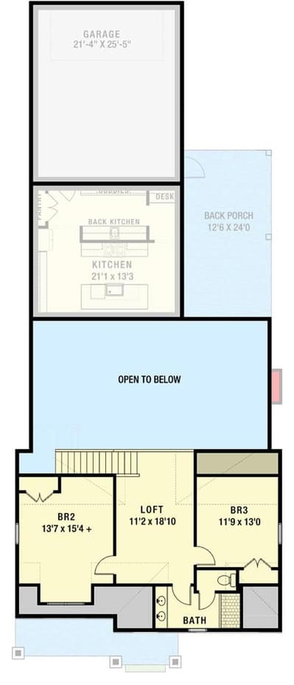 Explore This Functional Floorplan with Loft and Spacious Garage