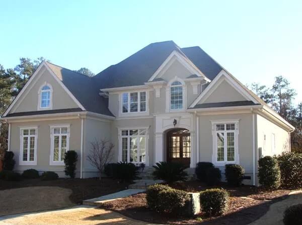Classic Two-Story Home with Elegant Arched Entryway