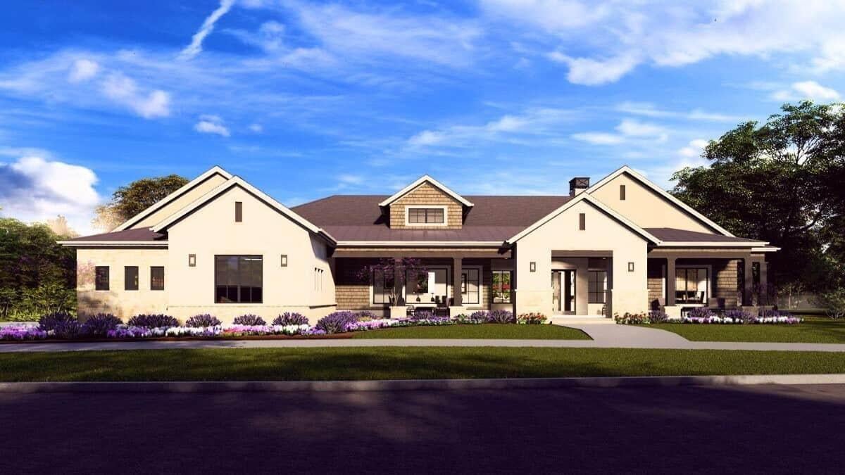 Check Out the Inviting Front Porch on This Spacious Ranch-Style Home