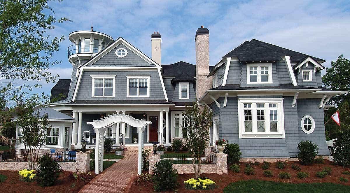 Classic Coastal Home with Unique Tower Feature