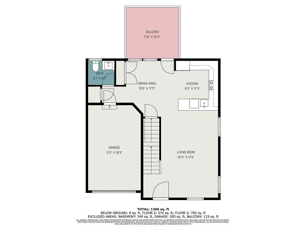 Traditional 3-Bedroom Cape Cod Home with Balcony and Unfinished Basement