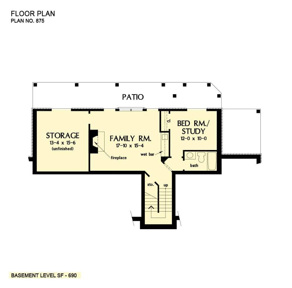 Explore the Versatile Basement with Family Room and Patio Access
