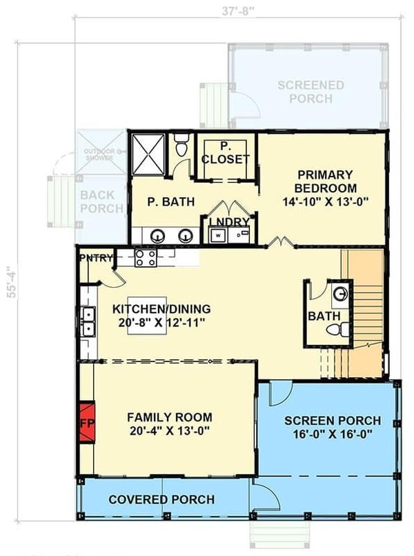 Explore the Efficient Layout of This Cozy Family Home