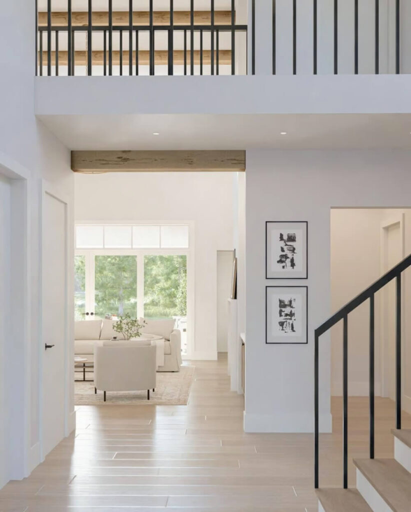 4-Bedroom Modern Farmhouse with Bonus Room and Balcony (Floor Plan ...