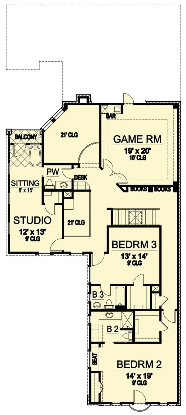 Explore the Upper Level: Game Room and Studio Highlights