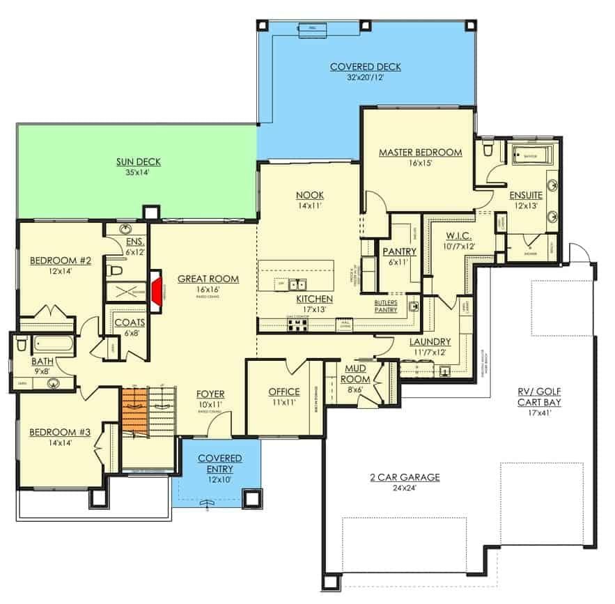 Explore This Practical Floor Plan with a Spacious Great Room