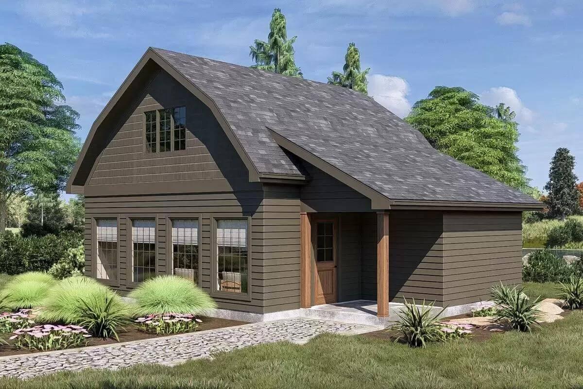 Charming Cottage with a Classic Gabled Roof
