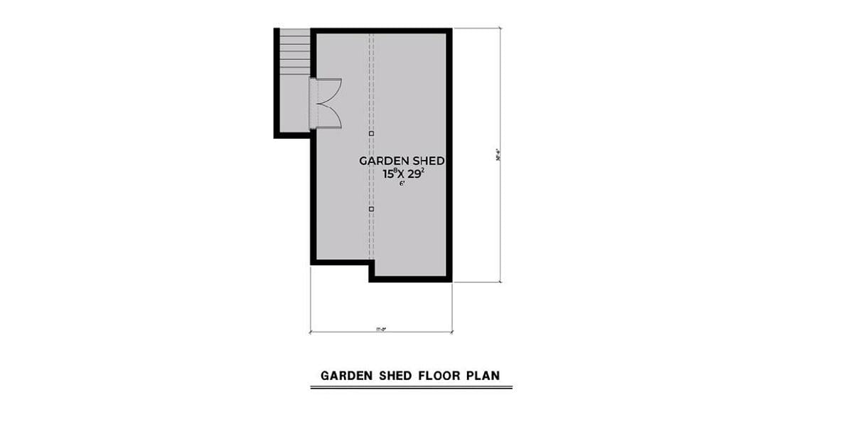 Check Out the Efficient Layout of This Garden Shed Floor Plan