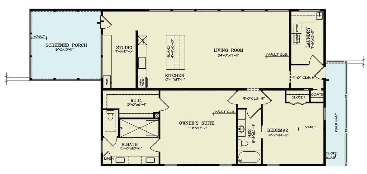 Explore This Thoughtfully Designed Floor Plan with a Spacious Screened Porch