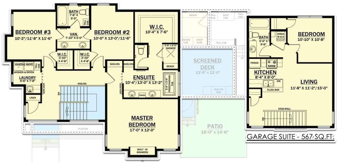 Explore the Multi-Functional Layout with a Separate Garage Suite
