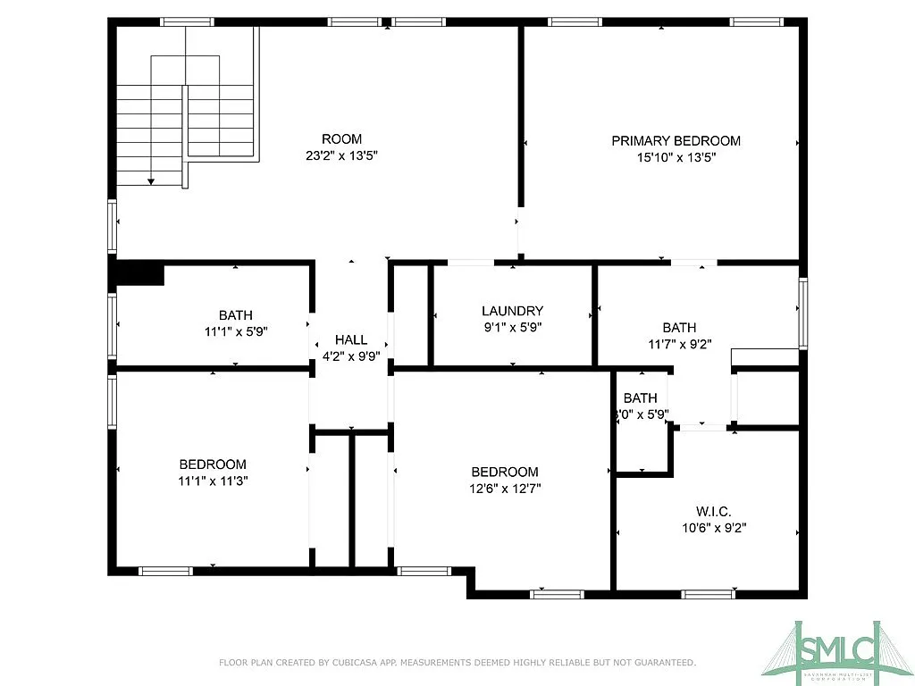 Second Level Floor Plan
