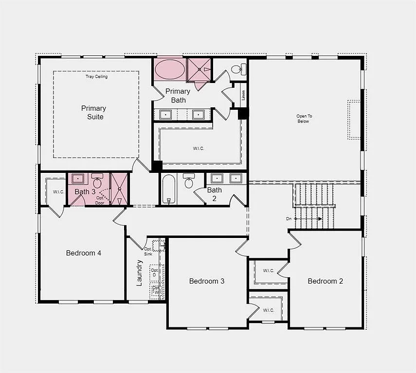 Traditional 5-Bedroom Home with Open Concept Living and Covered Front Porch
