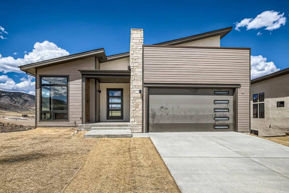 4-Bedroom Contemporary Home with Wraparound Deck and Walkout Basement (Floor Plan)