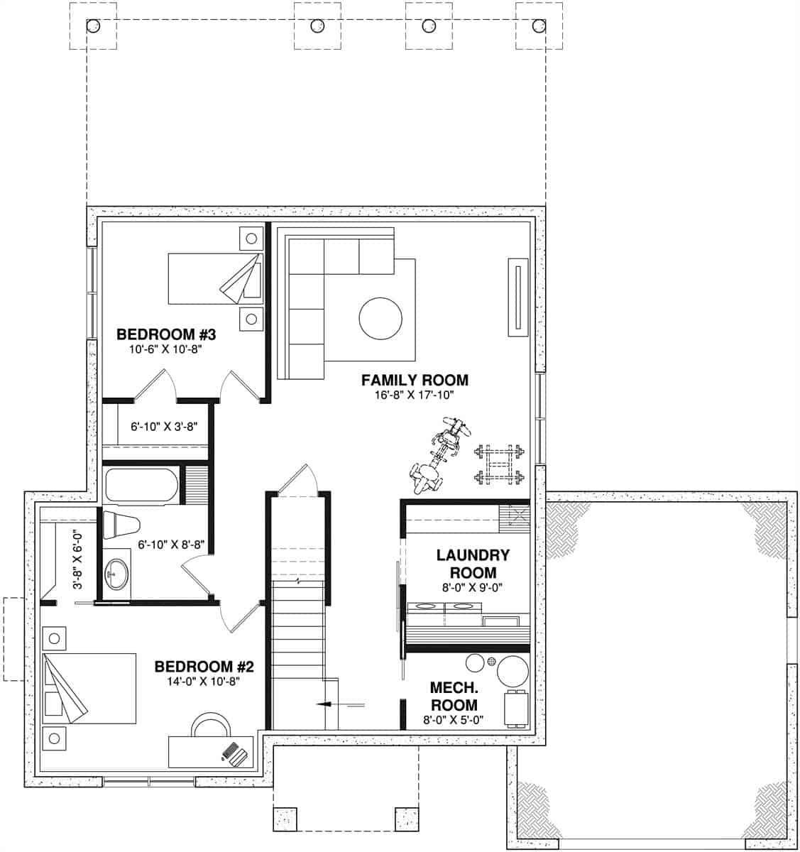 Explore the Versatile Layout with a Spacious Family Room