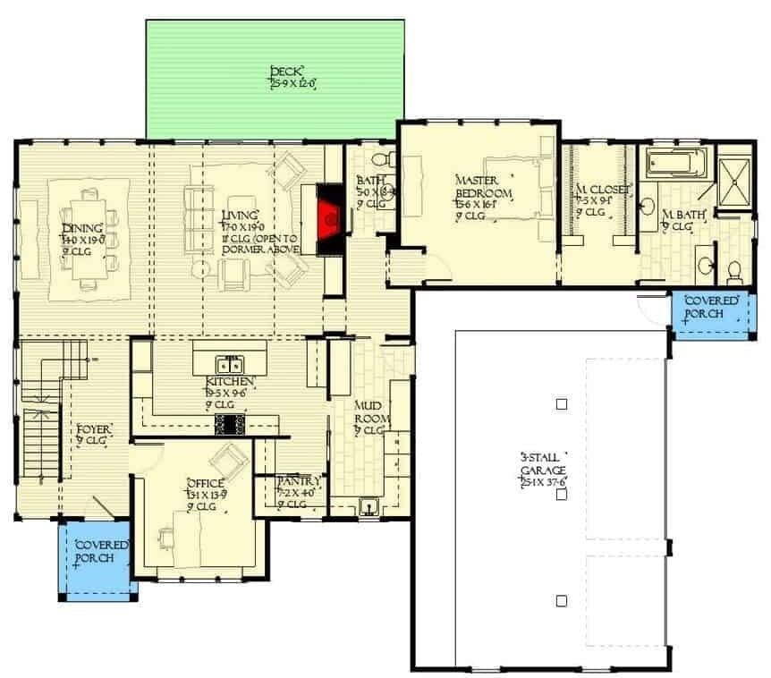 Explore the Spacious Flow of This Open-Concept Floorplan