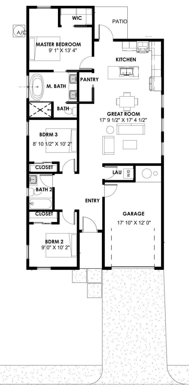 Explore This Efficient Floor Plan with a Spacious Great Room
