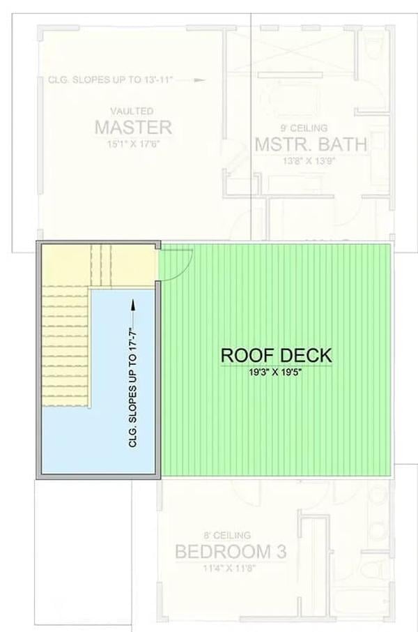 Explore the Expansive Roof Deck in This Floor Plan