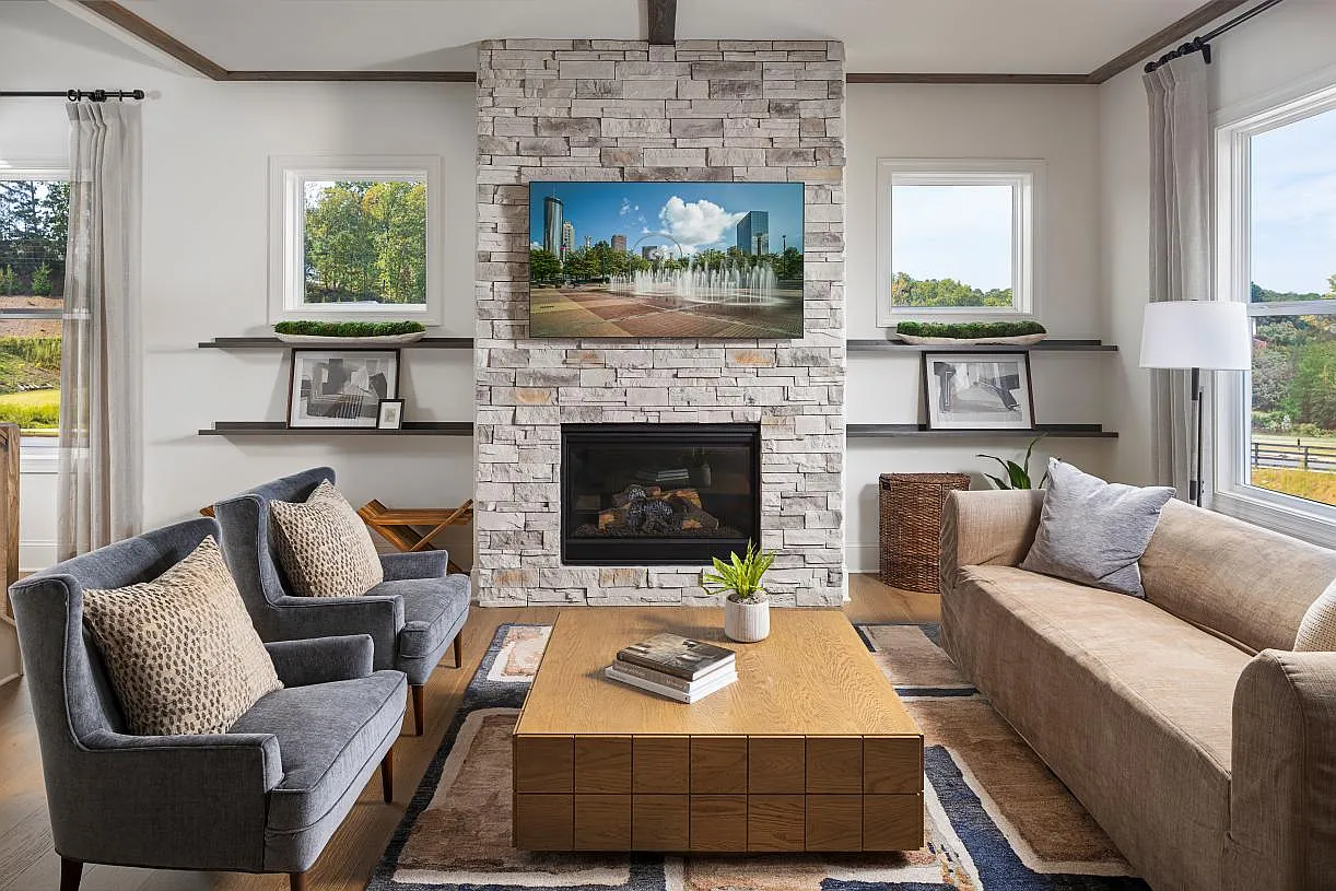 Cottage-Style 5-Bedroom Home with Loft and Covered Front Porch (3,320 Sq. Ft. Floor Plan)