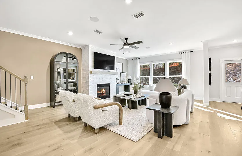 Farmhouse-Style 4-Bedroom Home with Front Porch and Covered Patio (2,960 Sq. Ft. Floor Plan)